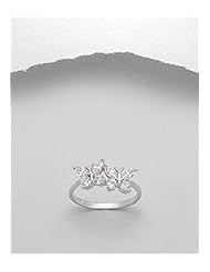 Butterfly CZ Ring In 92.5 Sterling Silver