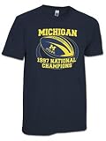 1997 University of Michigan National Champions Navy T-Shirt