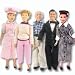 Search : I Love Lucy Series 1 Complete Set of 5 Action Figures