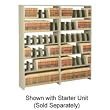 Tennsco Snap-Together Open Shelving Add-On Unit, 48w x 88h, with 7 Shelves