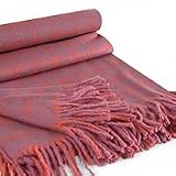 Alpaca wool throw, 'Cozy Purple'