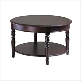 Bundle-36 Whitman Round Coffee Table Set in Cappuccino (3 Pieces)