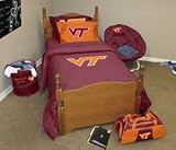 Virginia Tech Hokies Bed Sheet Set (Full/Queen) - NCAA College Athletics