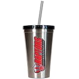 NBA Toronto Raptors 16-Ounce Stainless Steel Insulated Tumbler with Straw