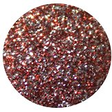 11g nail perfection Powerslave Glitter Acrylic Nail Powder (red and silver)