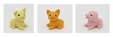 Iwako: Japanese Eraser / Animal / Puppy / 3 PCS [Toy]
