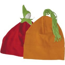 Organic Egyptian Cotton Veggie Hat - Tomato