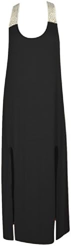 Plus Size Black Carwash Maxi Dress --Size: 1x Color: Black