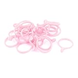 uxcell　カーテンリング　カーテンハトメリング　40 x 56 x 5mm　プラスチック