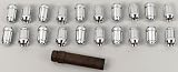 Gorilla Automotive Products 21183HT: Lug Nuts, Conical Seat, 1/2 in. x 20 RH, Tuner Locking, Chrome Plated Steel, Set of 20