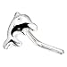 Sterling Silver Dolphin L-Shaped Nose Ring