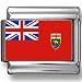 Manitoba, Canada Flag Photo Italian Charm