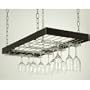 Rogar International Hanging Glass Wine Rack
