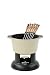 Chasseur Cast Iron Classic Fondue Set Cream
