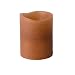 Enjoy Lighting 372651 Brown Distressed Moroccan Spice Scented Wax LED Pillar Candle, ...