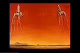 The Elephants, c.1948 Art Styles Poster Print by Salvador Dali, 36x24