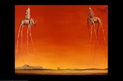 The Elephants, c.1948 Poster Print by Salvador Dal&iacute;, 36x24 Collections Poster Print by Salvador Dal&iacute;, 36x24