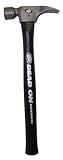 Dead On DO24-G 24oz Milled Face 18-Inch Straight Graphite Hickory Handle Hammer