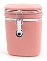 Oval Airtight Canister - 24 Oz Capacity (1/4 Loose Tea or 1/2 Lb Whole Bean Coffee)  Sugar Coral