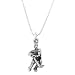 Sterling Silver Hockey Player Necklace