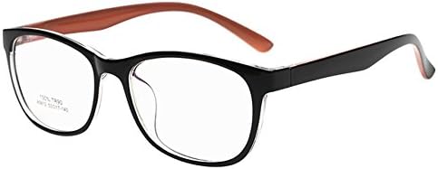 Simplechic Men's Vintage Nearsighted brightness Elastic Eyeglasses Frame Black One Size