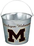 Michigan Wolverines NCAA Galvanized Pail 5 quart