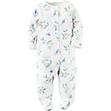 Carter's(カーターズ) フリーススナップアップスリープアンドプレイ ホワイト ロンパース長袖 9ヶ月【並行輸入】