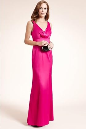 Autograph V-Neck Button Back Maxi Dress
