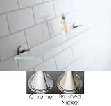 KOHLER K-14455-BN Stillness Glass Shelf, Vibrant Brushed Nickel