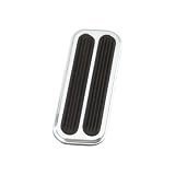 Lokar BAG-6085 Billet Aluminum Throttle Pad with Rubber