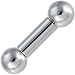 2 Gauge Steel Barbell Tongue Ring 5/8 Inches 10mm