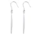 Inspired .925 Sterling Silver Feather Drop Earrings