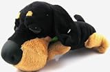 Hanadeka Club Miniature Dachshund Lying Beanie Plush - 10'' Long