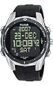 Pulsar Men's World Time Alarm Chronograph Black Urethan Strap Watch #PQ2003