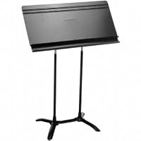 Manhasset Regal Conductor's Black Sheet Music Stand with Auto-Adjust