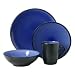 Kitchen & Housewares : Blue Crackle 16-pc. Stoneware Set
