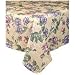 Kitchen & Housewares : Lilac Garden 70 Inch Round Vinyl Flannelback Tablecloth