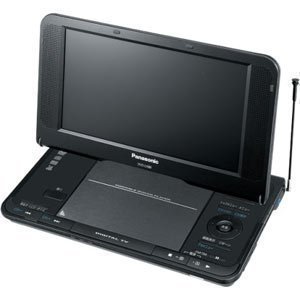 Panasonic 8.5型液晶・ワンセグチューナー搭載ポータブルDVD・SD・CDプレーヤーブラックDVDLX89K DVD-LX89-K