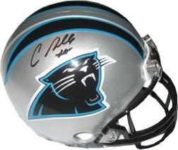 Chris Gamble Autographed/Hand Signed Carolina Panthers Replica Mini Helmet