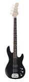 G&L Tribute L-2000 Bass (Four String, Black, Hard Rock Rosewood Neck)