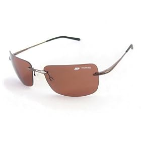 Bolle Sunglasses Greta Shiny Espresso Frame with Polarized Sandstone Lenses