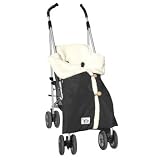 Shearling Fleece Snuggle Bub- Black by