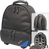 Adorama Mary Farace Daypack Backpack holds a Digital SLR with a 50-200mm Lens plus Accessories.