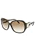 Paraty Fashion Sunglasses: Dark Green/Brown Gradient