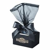 Ghirardelli Chocolate Organza Favor Box, Black Five Squares