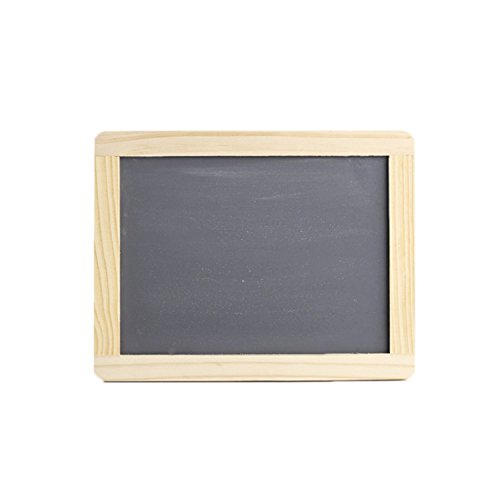 Adorox Mini Small 8.5" x 11.25" Wood Frame Mini Display Menu Board Crafts School Classroom Children (Wood (2 Boards))