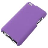 Purple Hard Snap On Case Cover Faceplate Protector for Apple iPod Touch 4 4th Generation + Free Texi Gift Box