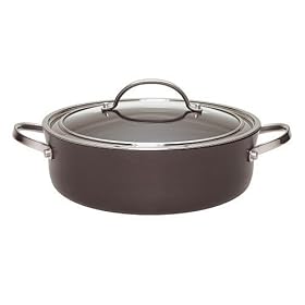 Circulon 80486 10-1 2-Inch 4-Quart Covered Tapered Sauteuse by Circulon