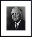 President Franklin D. Roosevelt, Framed Art Print by National Archive