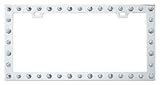 LICENSE PLATE FRAME CHROME SPIKE